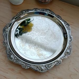 Vintage Silver Plated Hong Kong, 11.25"